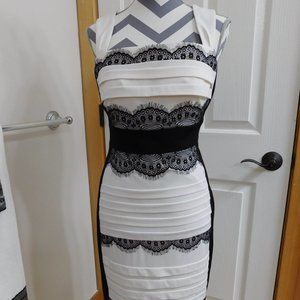 JAX Black & White Dress